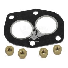 Прокладка глушника прийм. труби 2101-099 азбест. (BSAuto) з гайками