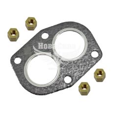 Прокладка глушника прийм. труби (набір) 2101-099 азбест. +4 лат. гайки (Vortex)