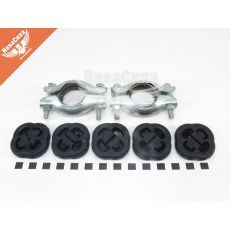 Резинка кріпл. глушника 2108-09 + 2 хомути (АРК)