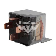 Реле в блок запоб. 5320-Камаз 4-кон. 80А, 24V (КНР) прозоре (з кроншт.)