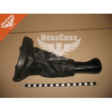 Ручка КПП+пильник 2123-Н.Шевроле з вел. рамкою (Azard) (нат. кожа чорна)