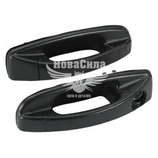 Ручки дверные внешние Евро 21214-Н. Тайга (Рысь) (кт. 2шт. под личинки 2108)