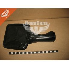 Ручка КПП+пильник 2170-Пріора з рамкою (Azard) (нат. кожа чорна)