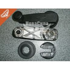 Ручка стеклоподъемника 2108-09 дюральова черная (Украина)