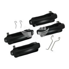 Ручки дверные внешние Евро 2104-07 (Euro Tun) (кт. 4шт.)