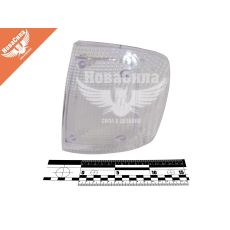 Стекло фонаря поворота фары 3302-Газель белое лев. (СНГ)