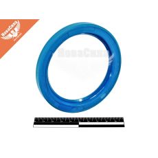 Сальник 80х105х10 колінвала зад. 412-ІЖ армований синій (Vigo)