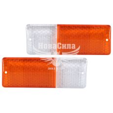 Скло підфарника 2106 жовте (СНД) (кт. 2шт.)