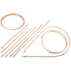 Трубка гальмівна 469-УАЗ (Україна) (кт. 9шт. мідна)