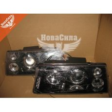 Фара передняя 2108-099 Тюнинг лев. + прав. черн. диод. (Турция