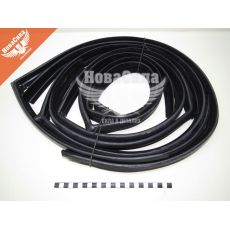 Ущільнювач 2109 скла бок. дверки верх. резин. бархотка (БРТ)