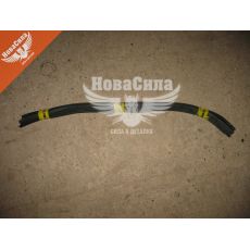 Ущільнювач 2108 скла бок. дверки верх. резин. бархотка (Rutex)