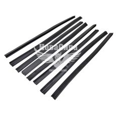 Ущільнювач 2109 скла бок. дверки низ. резин. бархотка (Rutex)