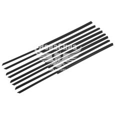 Уплотнитель 2101-06 стекла бок. дверки низ. пла. (Rutex) (бархотка)