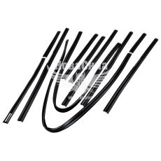 Ущільнювач 2105-07 скла бок. дверки резин. (БРТ) (бархотка)