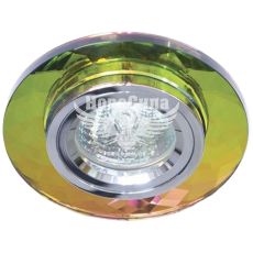 Світильник вбудований Feron 8050-2 квадратний під лампу G5.3 MR16, 5-мультиколор