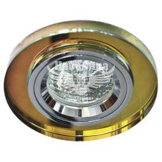 Світильник вбудований Feron 8060-2 квадратний під лампу G5.3 MR16, 5-мультиколор