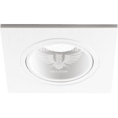 Світильник вбудований Feron DL0380 поворотний під лампу G5.3 MR16, білий