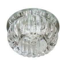 Світильник вбудований Feron C1010 круглий під лампу G9 JCD9, з підсвіткою