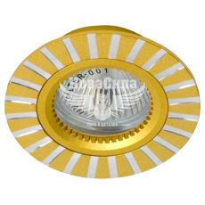 Світильник вбудований Feron GS-M364 круглий під лампу G5.3 MR16, золото