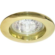 Світильник вбудований Feron DL307 круглий під лампу G5.3 MR16, золото