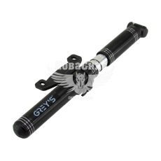 Насос велосипедний (Greys) алюмінієвий корпус, металева ручка (19x200мм.)