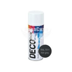 Краска аэрозольная (Deco Blik) Серый металл 400мл. (RAL 7011)