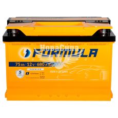 АКБ 75-А/Ч (Formula) Premium (L+) 680A (278х175х190мм.)