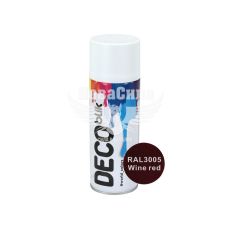 Фарба-спрей (Deco Blik) Винно-червона 400мл. (RAL 3005)