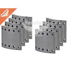 Накладка гальмівної колодки BPW, SAF 420х180 2-рем. (Stellox)