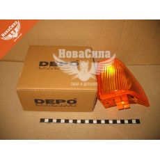 Фонарь поворота фары F. Escort с83-86г.в. желтый лев. (Depo)