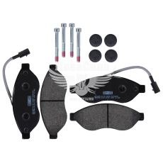 Колодки гальмівні Fiat Ducato з06р.в. перед. (Brembo) (Champion) з датчиком