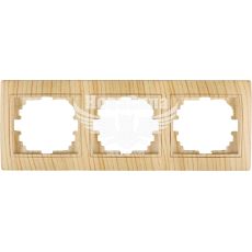 LEZARD MIRA Рамка 3-а горизонтальна, дуб вибілений матовий