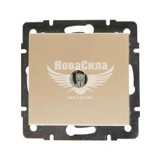 LEZARD RAIN Розетка супутникова TV кінцева, перлинно-білий перламутр, (без рамки)