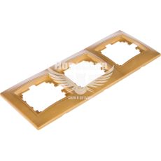 LEZARD MIRA Рамка 3-а горизонтальна, клен