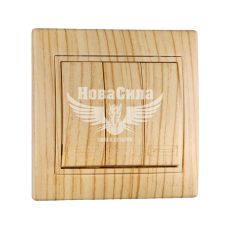 LEZARD MIRA Вимикач потрійний, дуб вибілений матовий