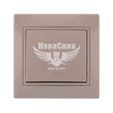 LEZARD MIRA Выключатель одинарный, крем