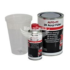 Грунт (AUTO-FIT) HS 5 + 1 черный 1л. + 0,2л.