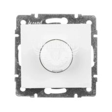 LEZARD RAIN Вимикач реостатного типу (діммер) 500W з фільтром, білий, (без рамки)