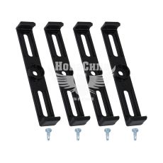 Рамка номерного знака Classic (Red Hill) черная кт. на 2 номера (безрамочная)