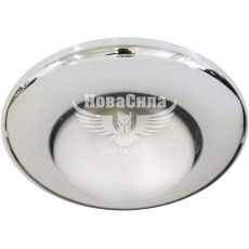 Світильник вбудований Feron 2767 круглий під лампу E14 R50, хром