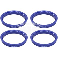 Кільця центрувальні для колісних дисків 72.1-63.4 (Walline) термопластик