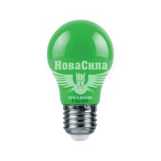 Світлодіодна лампа E27 Feron LB-375 3Вт А50 зелена