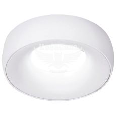 Светильник встроенный Feron DL1842 круглый под лампу G5.3 MR16, белый матовый