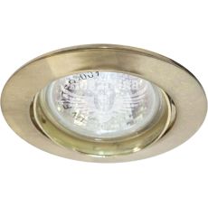 Светильник встроенный Feron DL308 поворотный под лампу G5.3 MR16 золото