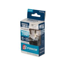 Лампочка без цоколя LED T20_W21/5W SMD біла 15-діодів 12/24V W3x4.6d CANbus (Brevia) (к-т.-2шт.)