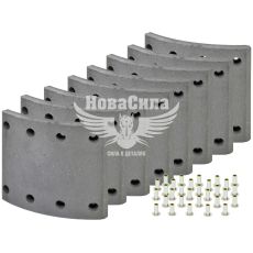 Накладка гальмівної колодки SAF 420х180 1-рем. (Rider)