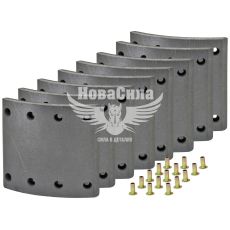 Накладка тормозной колодки SAF 420х180 станд. (Rider)