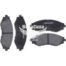 Колодки гальмівні D. Lanos перед. R-14 (Konner)