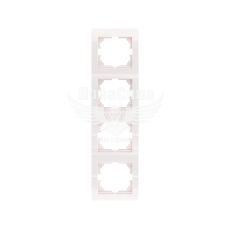 LEZARD DERIY Рамка 4-а вертикальна, білий